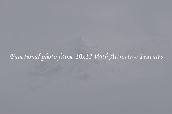 Functional photo frame 10x12 With Attractive Features