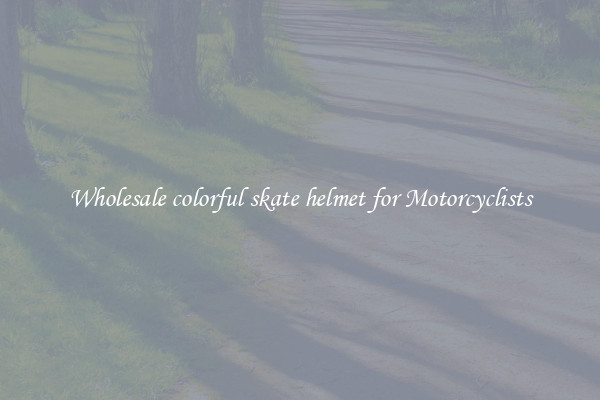 Wholesale colorful skate helmet for Motorcyclists