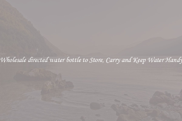 Wholesale directed water bottle to Store, Carry and Keep Water Handy