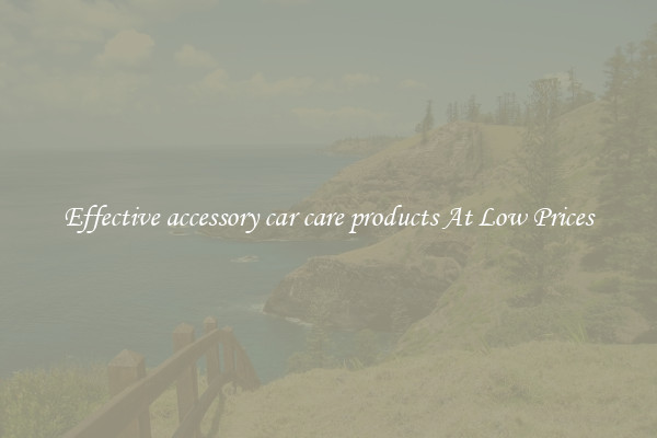 Effective accessory car care products At Low Prices