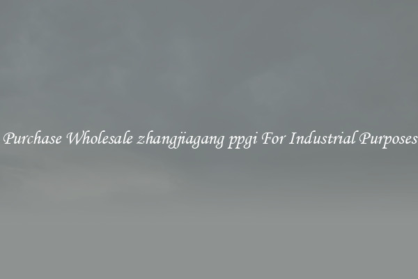 Purchase Wholesale zhangjiagang ppgi For Industrial Purposes