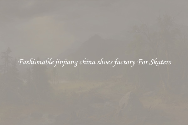 Fashionable jinjiang china shoes factory For Skaters