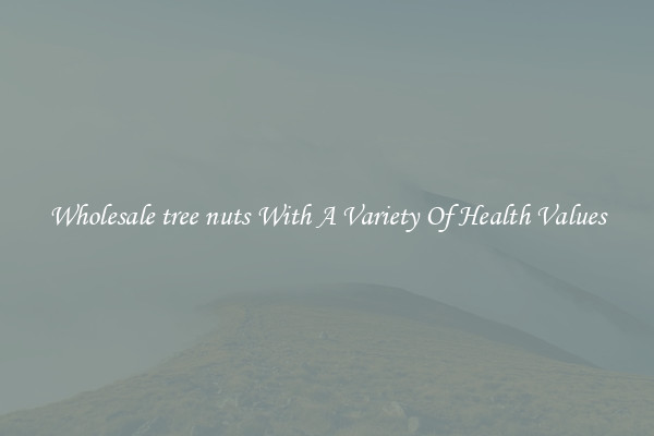 Wholesale tree nuts With A Variety Of Health Values