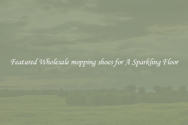 Featured Wholesale mopping shoes for A Sparkling Floor