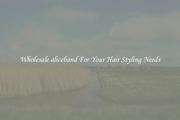 Wholesale aliceband For Your Hair Styling Needs