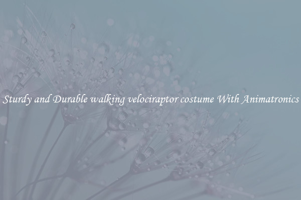 Sturdy and Durable walking velociraptor costume With Animatronics